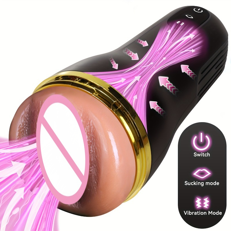 Electronics Gadgets For Women - เครื่องช่วยสำเร็จความใคร่ชายอัตโนมัติ ถ้วยกระตุ้นอวัยวะเพศชาย แบบสมจริง ช่องคลอดจำลอง เครื่องดูดกระตุ้นอวัยวะเพศชาย ปั๊มสุญญากาศ