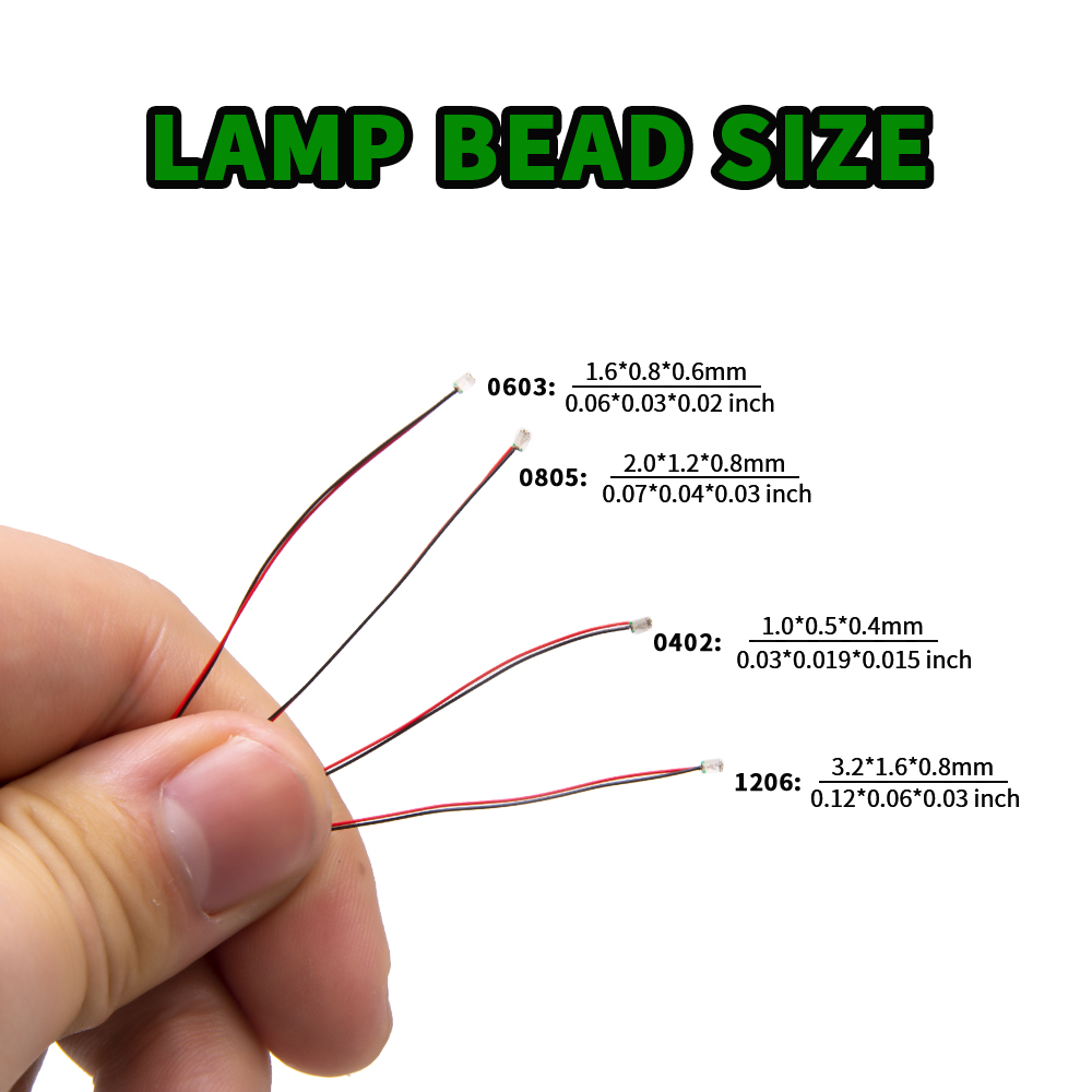 Diy Electronics Gadgets - 10 ชิ้น/เซ็ตไมโคร LED ชิปหลอดไฟ 3V แบบติดตั้งสำเร็จ