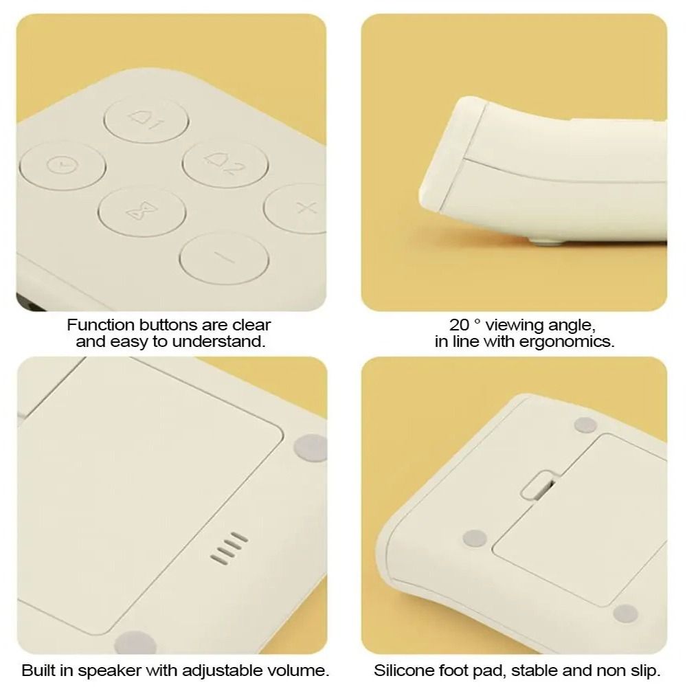 นาฬิกาปลุกขนาดเล็กดีไซน์สร้างส - Modern Electronics Gadgets บทวิจารณ์และราคา