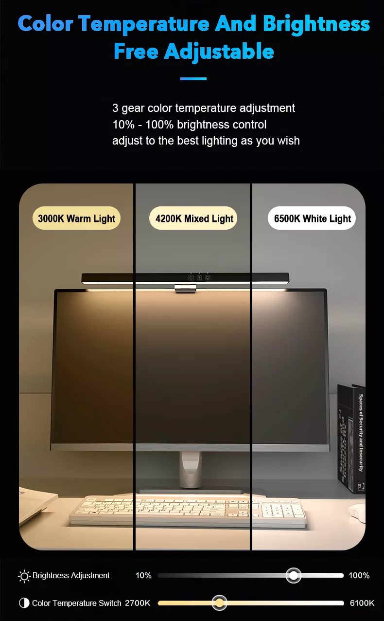 โคมไฟตั้งโต๊ะแบบแขวนสำหรับคอมพ - Modern Electronics Gadgets บทวิจารณ์และราคา